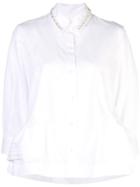 Simone Rocha Embellished Collar Shirt - White