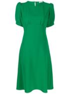 P.a.r.o.s.h. Puffed Sleeve Dress - Green