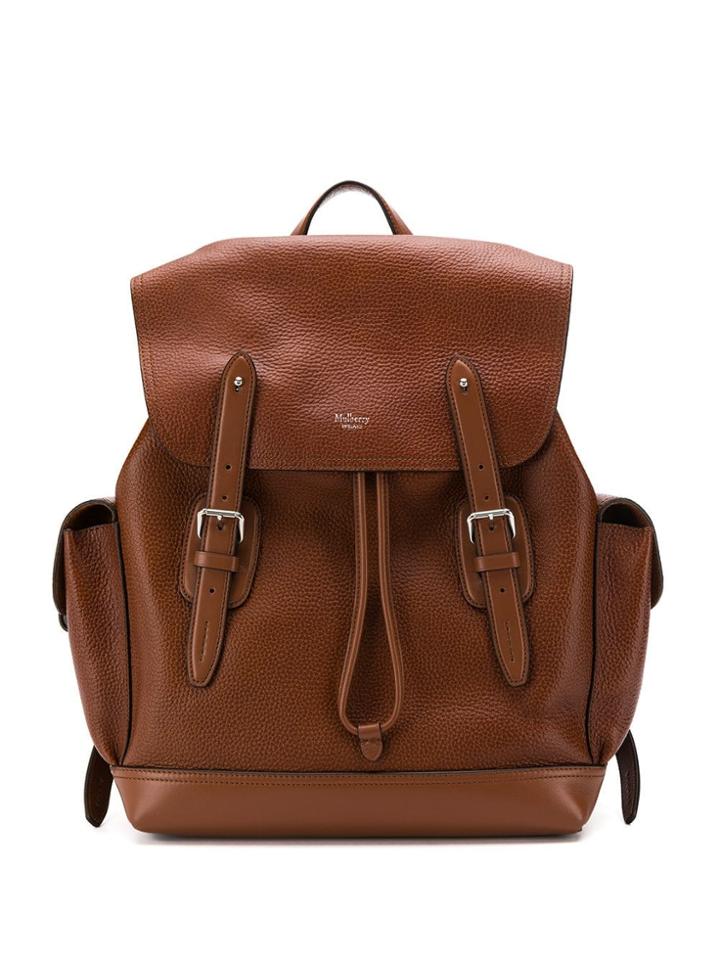 Mulberry Heritage Textured Backpack - Brown