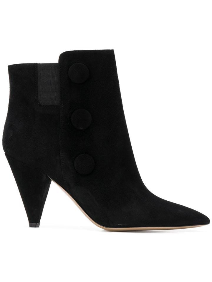 Fabio Rusconi Flower Ankle Boots - Black