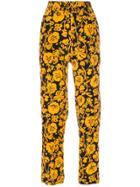 Kenzo Floral Joggers - Yellow & Orange