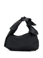 Simone Rocha Bow Embellished Shoulder Bag - Black