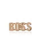 Established 14kt Yellow Gold Boss Stud Earrings - Metallic