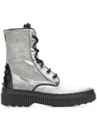 Tod's Fur Boots - Grey
