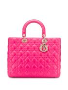 Christian Dior Vintage 2000's Lady Dior Tote Bag - Pink