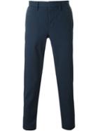 Incotex Slim Fit Trousers, Men's, Size: 54, Blue, Cotton/spandex/elastane