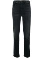 Khaite Cropped Denim Jeans - Black