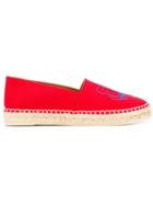 Kenzo Raffia Sole Espadrilles - Red