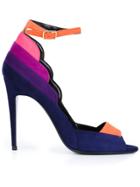Pierre Hardy 'roxy' Peep Toe Sandals - Blue