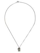 Ros Millar 'textured Tag' Necklace - Metallic