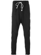 Poème Bohémien Drop-crotch Sweatpants, Men's, Size: 46, Black, Cotton