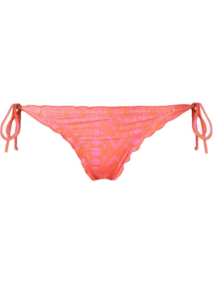 Skinbiquini Pataxó Bikini Bottoms, Women's, Size: M, Yellow/orange, Polyester/spandex/elastane