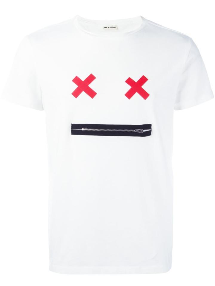 Marc Jacobs Face T-shirt, Men's, Size: Xl, White, Cotton