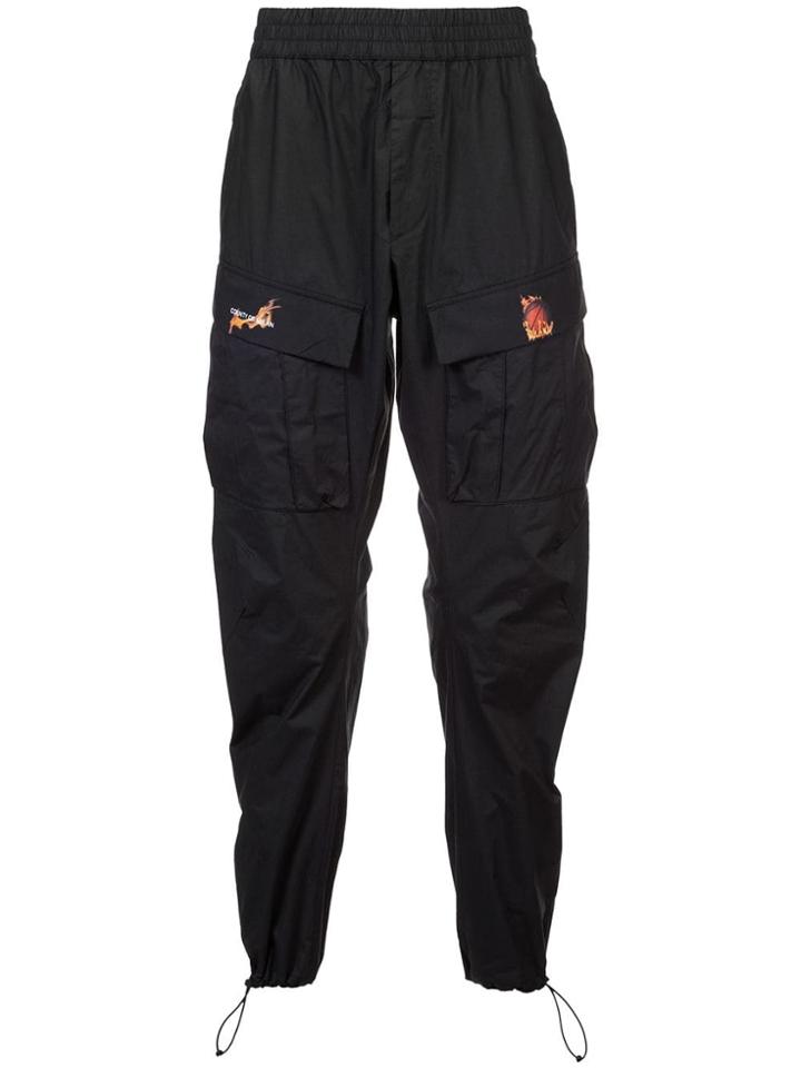 Marcelo Burlon County Of Milan Basketball Trousers - Black