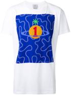 Vivienne Westwood Man Orb Print T-shirt, Men's, Size: Xxl, White, Cotton