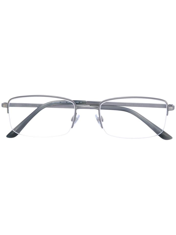Giorgio Armani Angular Frame Glasses - Grey