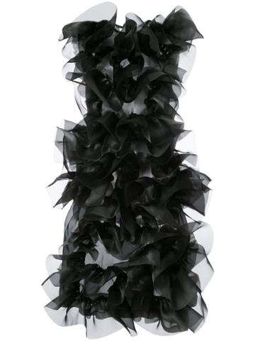 Roberts Wood Textured Midi Dress - Black