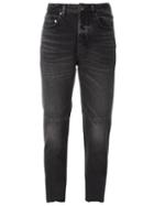 Golden Goose Deluxe Brand Cropped Jeans, Women's, Size: 26, Black, Cotton