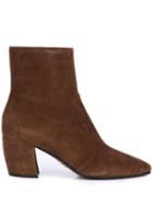 Prada Low-heel Ankle Boots - Brown