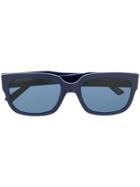 Balenciaga Eyewear Square Frame Sunglasses - Blue