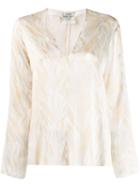 Forte Forte Printed Blouse - Neutrals