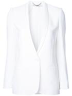 Stella Mccartney - Tailored Jacket - Women - Cotton/spandex/elastane/acetate/viscose - 38, White, Cotton/spandex/elastane/acetate/viscose