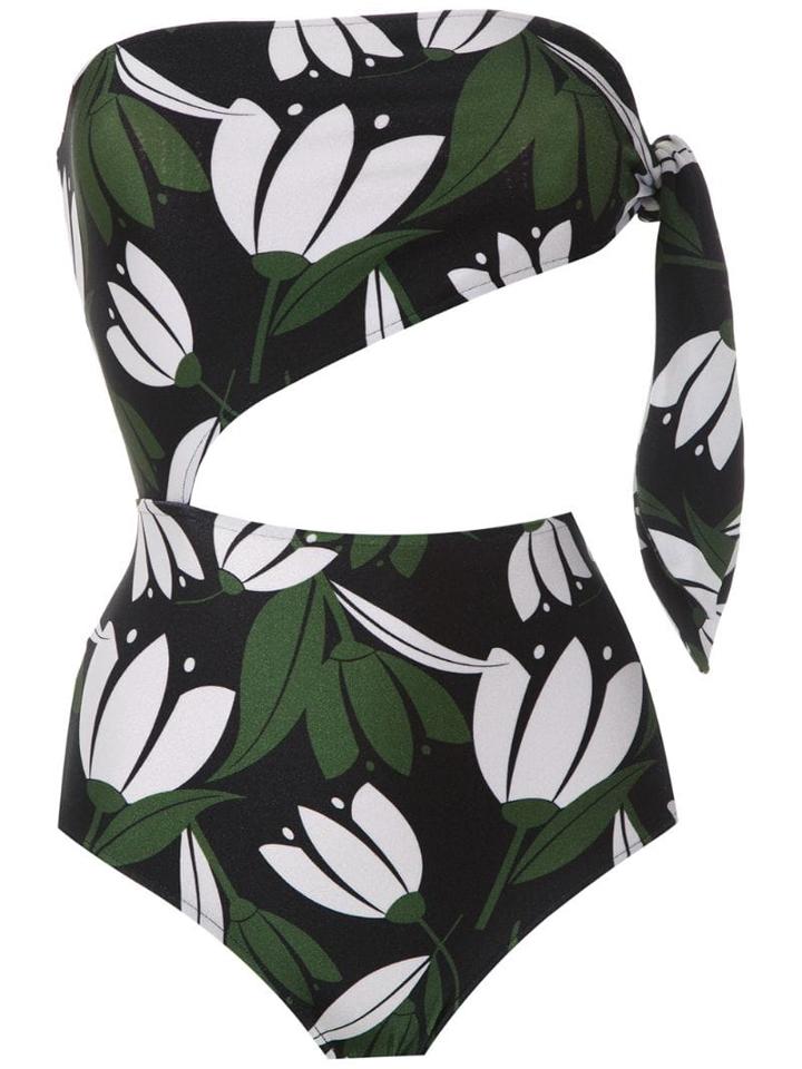 Adriana Degreas Cut Out Swimsuit - Multicolour