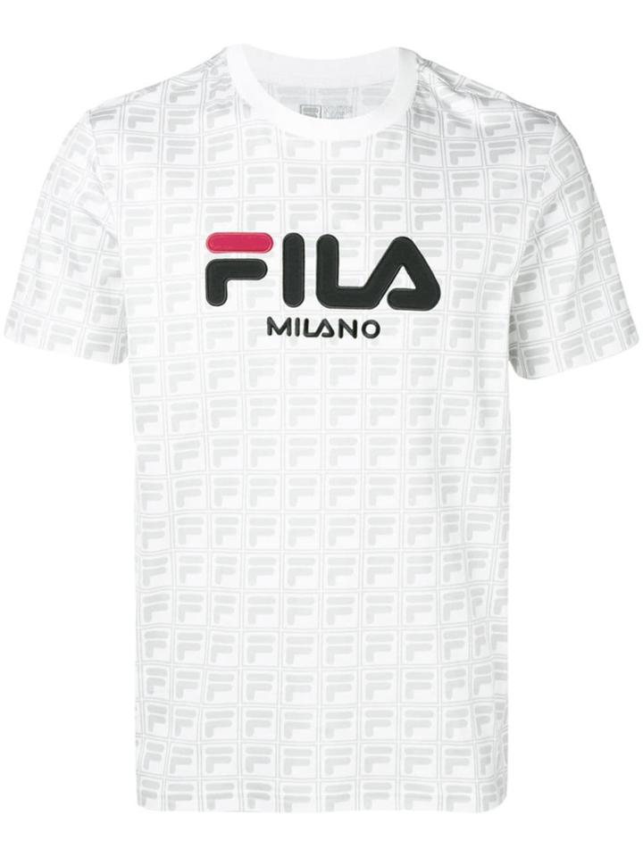 Fila Logo Crew Neck T-shirt - White