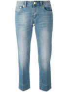 Michael Michael Kors Stonewashed Cropped Jeans - Blue