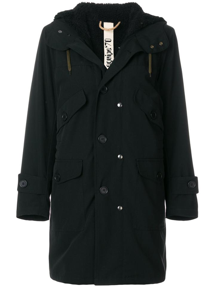 Equipe '70 Hooded Parka - Black