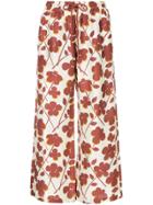 Lee Mathews Texan Rose Drawstring Trousers - Brown