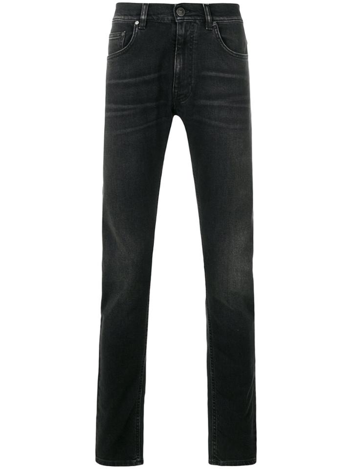 Kent & Curwen Slim-fit Denim Jeans - Black