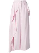 Alexander Mcqueen Peplum Drape Cullotes - Pink