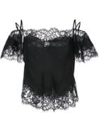 Givenchy Sleeveless Silk Lace Top