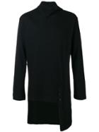 Yohji Yamamoto Asymmetrical Sweater - Black