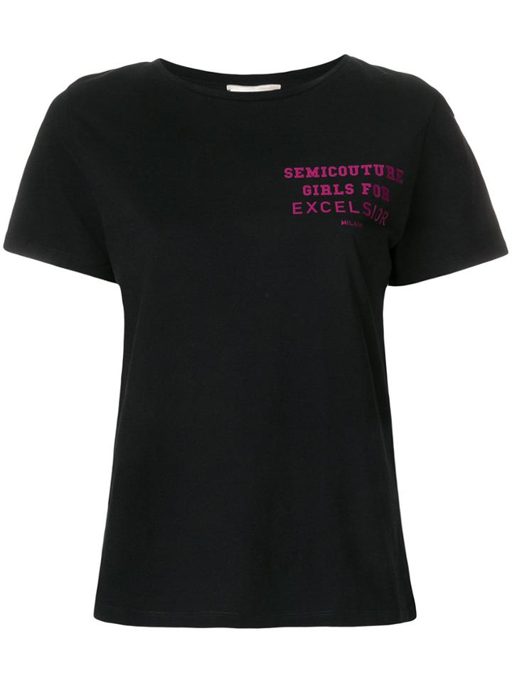 Semicouture Excelsior X T-shirt - Black