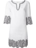Michael Michael Kors Embroidered Kaftan Dress