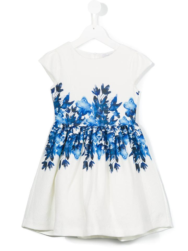 Patachou Floral Print Dress, Toddler Girl's, Size: 3 Yrs, White