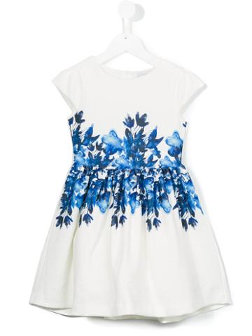 Patachou Floral Print Dress, Toddler Girl's, Size: 3 Yrs, White