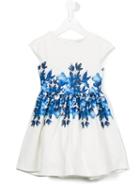 Patachou Floral Print Dress, Toddler Girl's, Size: 3 Yrs, White