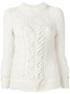 Oneonone Long Sleeved Knit Jumper - White