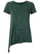 Uma Raquel Davidowicz Asymmetric T-shirt - Green