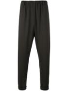 Lucio Vanotti Loose Fit Tapered Trousers, Men's, Size: 4, Green, Virgin Wool/spandex/elastane/cotton