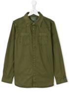 Vingino - Chest Pockets Shirt - Kids - Cotton - 16 Yrs, Green