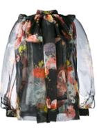 Dries Van Noten Coady Floral Print Blouse, Women's, Size: 40, Black, Silk