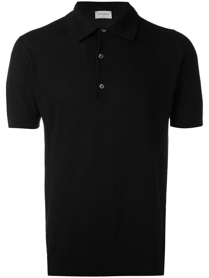 John Smedley Roth Polo Shirt - Black