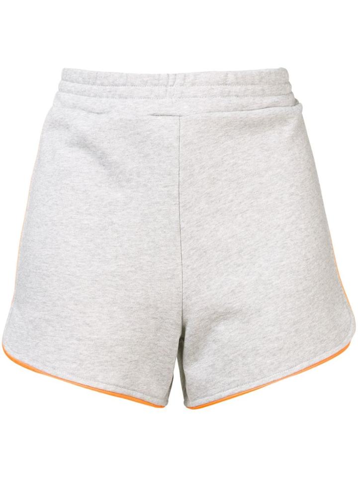 Kenzo Logo Print Track Shorts - Grey