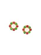 Chanel Vintage Gripoix Faux Pearl Clip-on Earrings