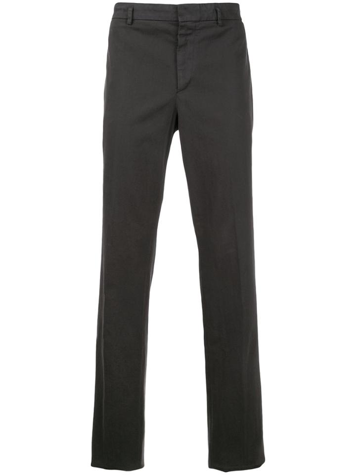 Jil Sander Classic Tailored Trousers - Black