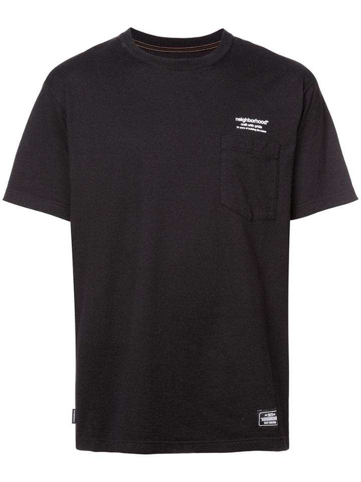 Neighborhood Logo T-shirt - Black